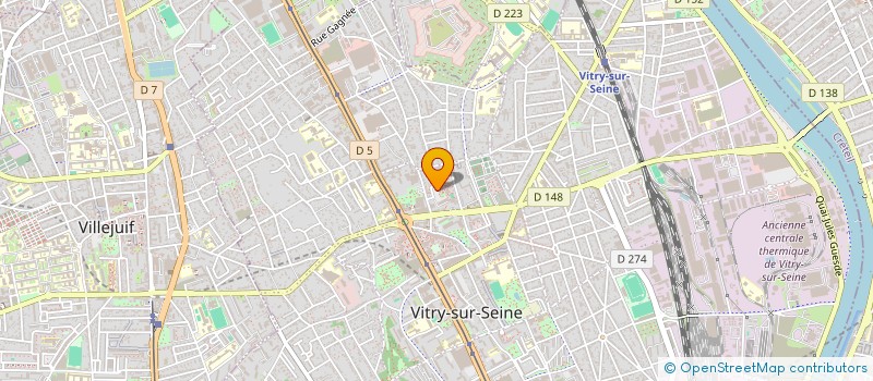 localisation de l'entreprise MONSIEUR ALI KANTE à VITRY-SUR-SEINE