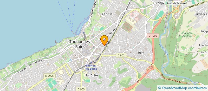 localisation de l'entreprise MONSIEUR ALI KARABILA à THONON-LES-BAINS