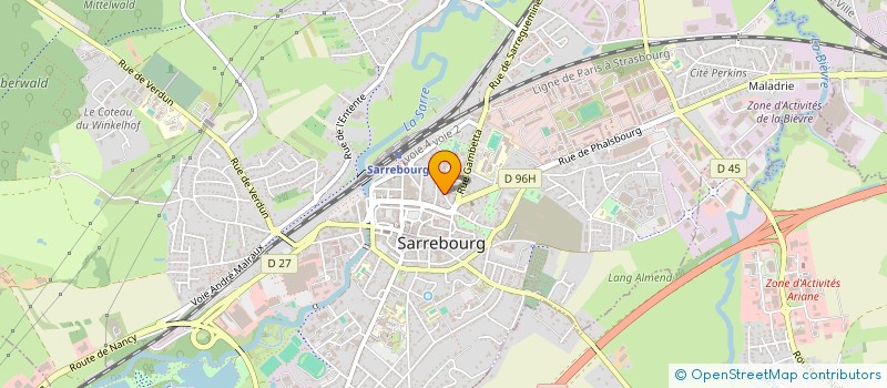 localisation de l'entreprise MONSIEUR ALI KARAKAYA à SARREBOURG