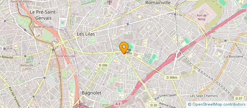localisation de l'entreprise MONSIEUR ALI KARI à BAGNOLET