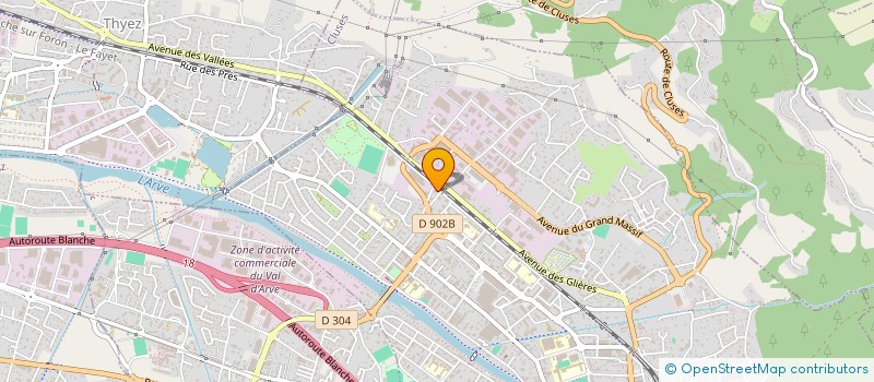 localisation de l'entreprise MONSIEUR ALI KARIMI  CLUSES