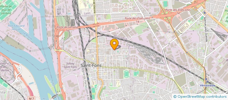 localisation de l'entreprise MONSIEUR ALI KARIMU ISSAKA  SAINT-FONS