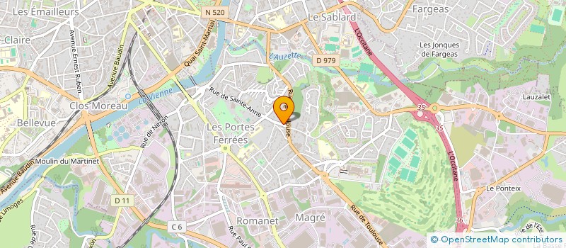 localisation de l'entreprise MONSIEUR ALI KASSA à LIMOGES