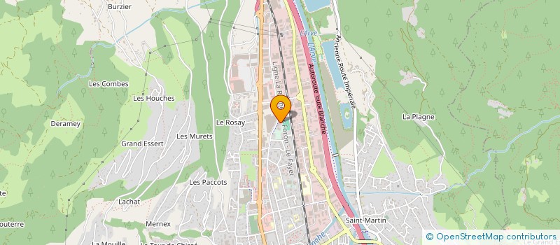 localisation de l'entreprise MONSIEUR ALI KAVAK  SALLANCHES