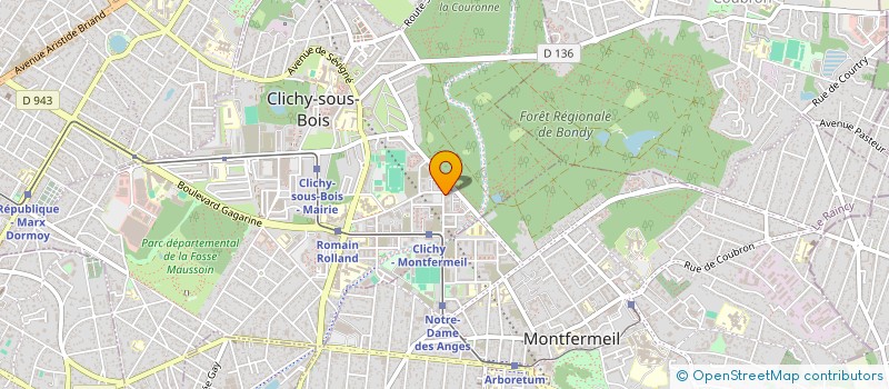 localisation de l'entreprise MONSIEUR ALI KEITA à CLICHY-SOUS-BOIS