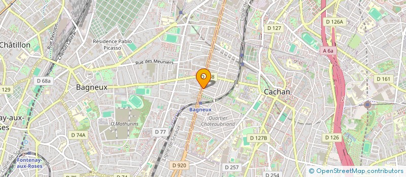 localisation de l'entreprise MONSIEUR ALI KESSAS  CACHAN