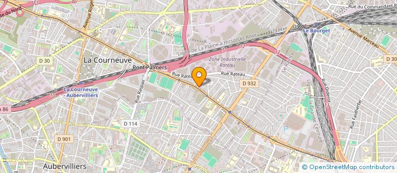 localisation de l'entreprise MONSIEUR ALI KHABAZA à LA COURNEUVE