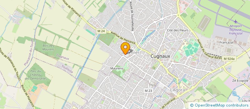 localisation de l'entreprise MONSIEUR ALI KHALIFA à CUGNAUX