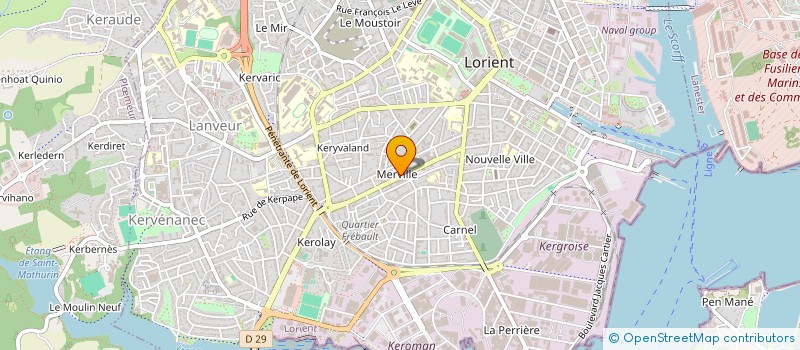 localisation de l'entreprise MONSIEUR ALI KHAN SHARIFI  LORIENT