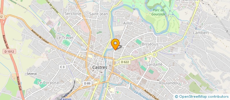 localisation de l'entreprise MONSIEUR ALI KHANTANE  CASTRES