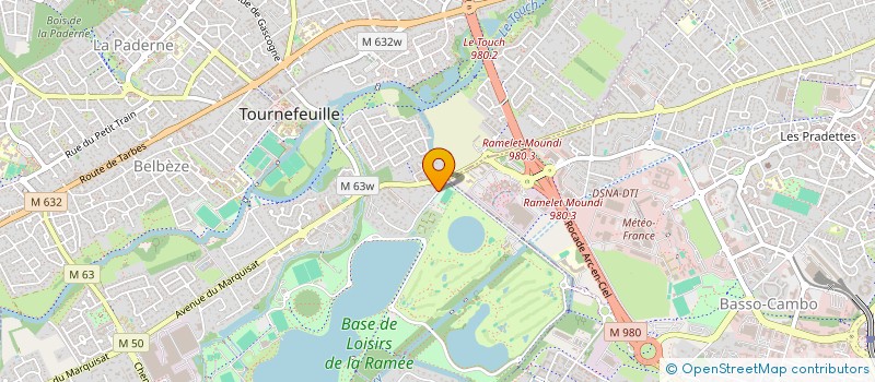 localisation de l'entreprise MONSIEUR ALI KHECHINI  TOURNEFEUILLE