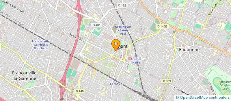 localisation de l'entreprise MONSIEUR ALI KHENE à ERMONT