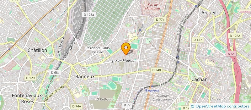 localisation de l'entreprise MONSIEUR ALI KHENISSI à BAGNEUX