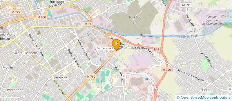 localisation de l'entreprise MONSIEUR ALI KHIARI  ROUBAIX