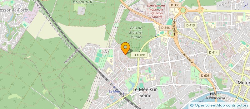 localisation de l'entreprise MONSIEUR ALI KIBANIAKINA NTIMANSIEMI  LE MEE-SUR-SEINE