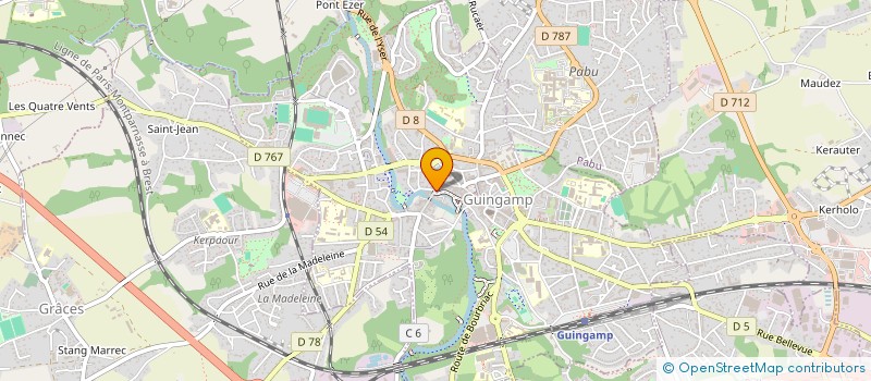 localisation de l'entreprise MONSIEUR ALI KILCIK à GUINGAMP