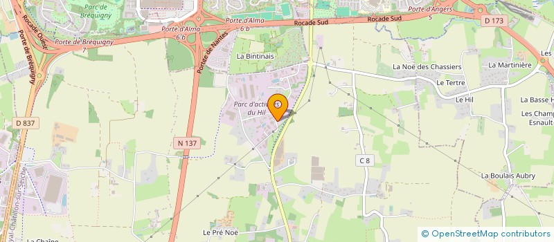 localisation de l'entreprise MONSIEUR ALI KINALI  NOYAL-CHATILLON-SUR-SEICHE