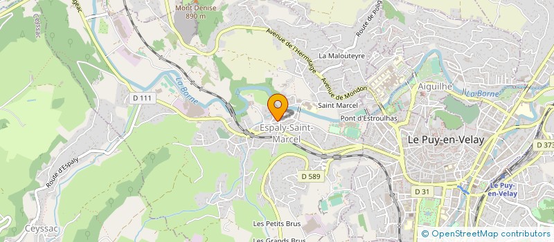 localisation de l'entreprise MONSIEUR ALI KIYICA  ESPALY-SAINT-MARCEL