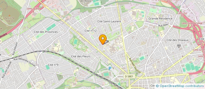 localisation de l'entreprise MONSIEUR ALI KLILICHE  LENS