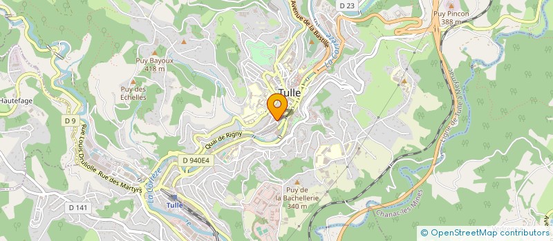 localisation de l'entreprise MONSIEUR ALI KORCHI  TULLE