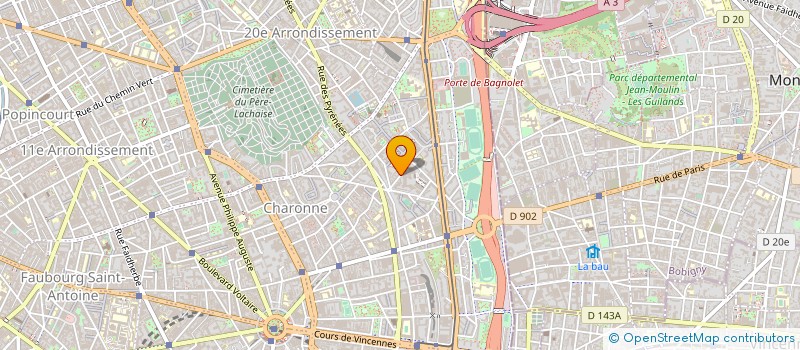 localisation de l'entreprise MONSIEUR ALI KOUHOU  PARIS