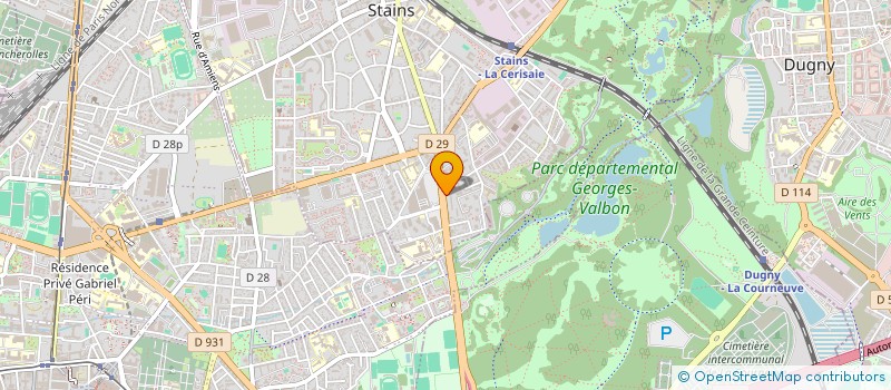 localisation de l'entreprise MONSIEUR ALI KROUBI à STAINS