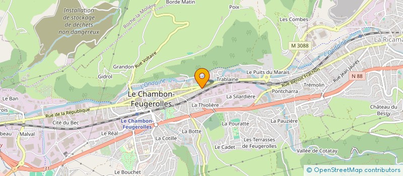localisation de l'entreprise MONSIEUR ALI KURKCU à LE CHAMBON-FEUGEROLLES