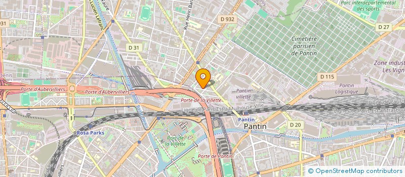 localisation de l'entreprise MONSIEUR ALI LABEID  PANTIN