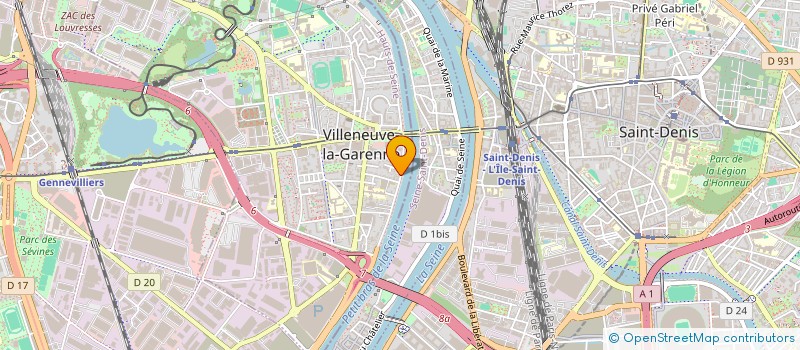 localisation de l'entreprise MONSIEUR ALI LACHIHEB à VILLENEUVE-LA-GARENNE
