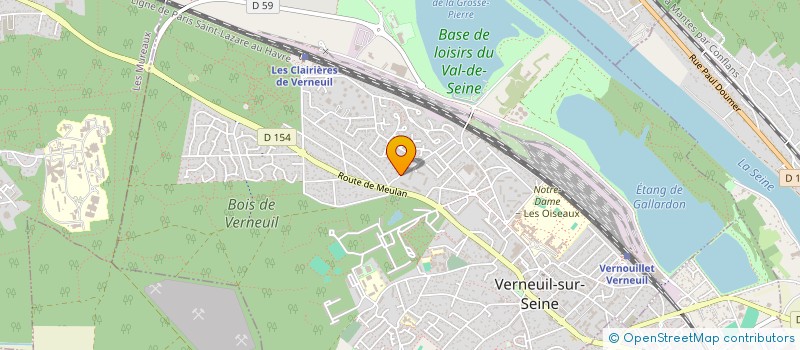 localisation de l'entreprise MONSIEUR ALI LAICHE  VERNEUIL-SUR-SEINE