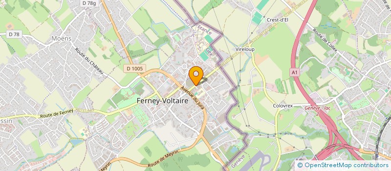 localisation de l'entreprise MONSIEUR ALI LAJAB à FERNEY-VOLTAIRE