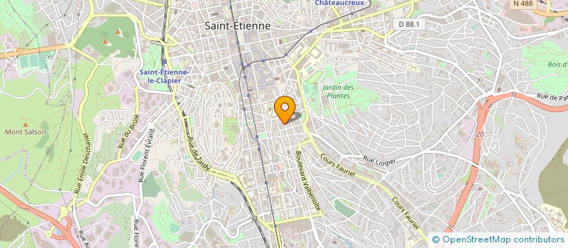 localisation de l'entreprise MONSIEUR ALI LAZAAR  SAINT-ETIENNE