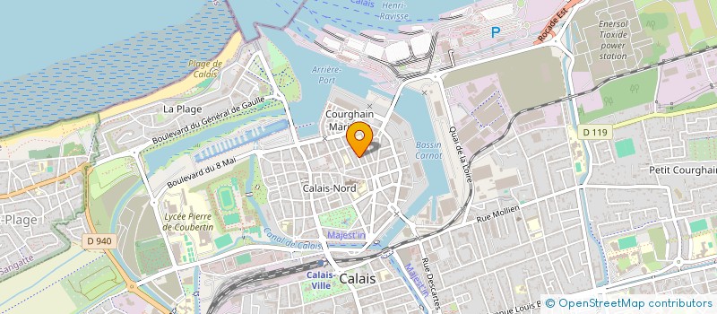 localisation de l'entreprise MONSIEUR ALI LEGRIS  CALAIS