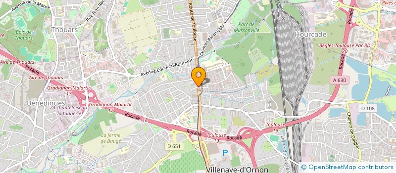 localisation de l'entreprise MONSIEUR ALI LENOIR  VILLENAVE-D'ORNON