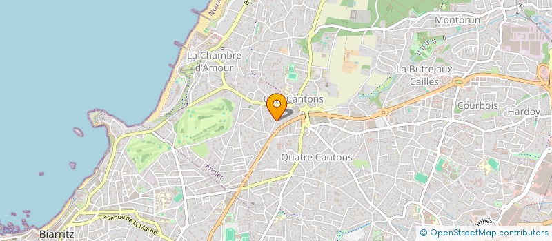 localisation de l'entreprise MONSIEUR ALI LILINI  ANGLET