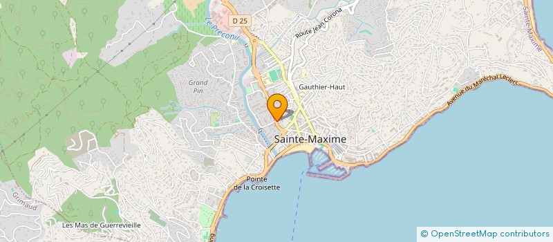 localisation de l'entreprise MONSIEUR ALI LOUDHAIEF à SAINTE-MAXIME