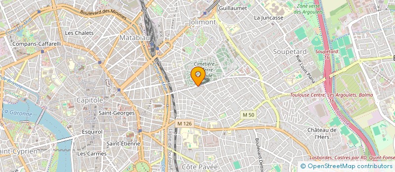 localisation de l'entreprise MONSIEUR ALI LOUNISSI  TOULOUSE