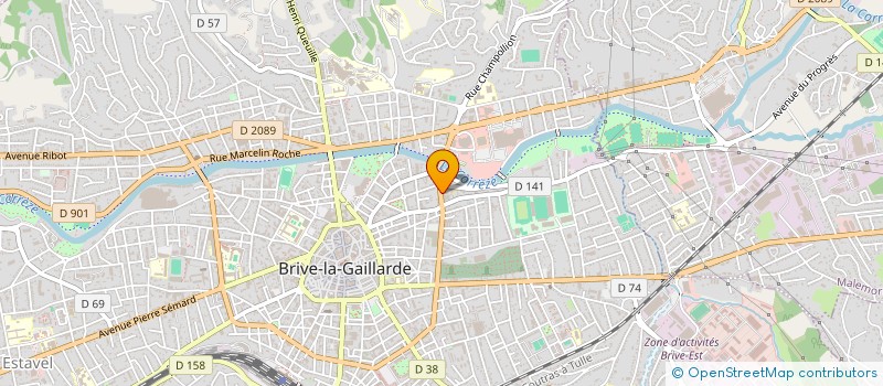 localisation de l'entreprise MONSIEUR ALI MAHFOUTH  BRIVE-LA-GAILLARDE