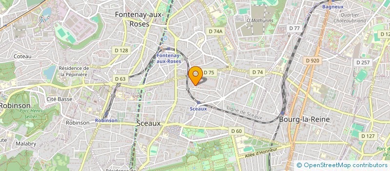 localisation de l'entreprise MONSIEUR ALI MAJDI à SCEAUX