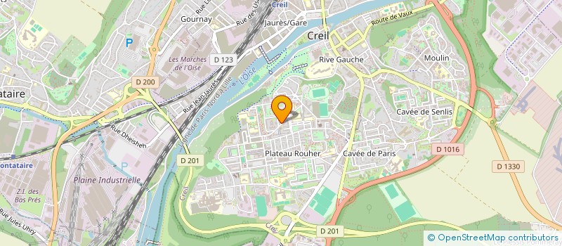 localisation de l'entreprise MONSIEUR ALI MALOUKI  CREIL