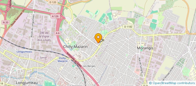 localisation de l'entreprise MONSIEUR ALI MAMERI  CHILLY-MAZARIN