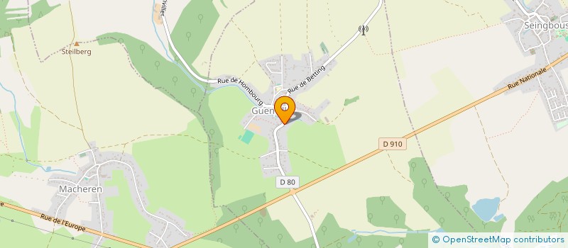 localisation de l'entreprise MONSIEUR ALI MAMOUNI  GUENVILLER