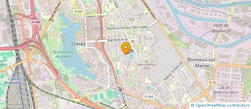 localisation de l'entreprise MONSIEUR ALI MAREGA  CRETEIL