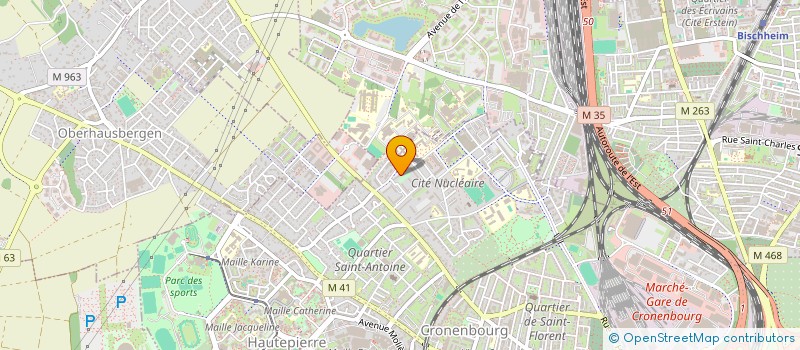localisation de l'entreprise MONSIEUR ALI MBONGO à STRASBOURG