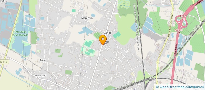 localisation de l'entreprise MONSIEUR ALI MCHIRGUI  AMBARES-ET-LAGRAVE