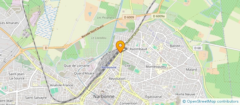 localisation de l'entreprise MONSIEUR ALI MEDIANI à NARBONNE