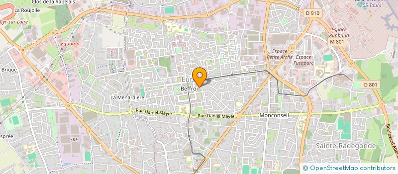 localisation de l'entreprise MONSIEUR ALI MEDJAHED  TOURS