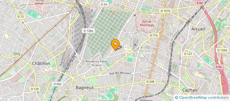 localisation de l'entreprise MONSIEUR ALI MEDNINI à BAGNEUX