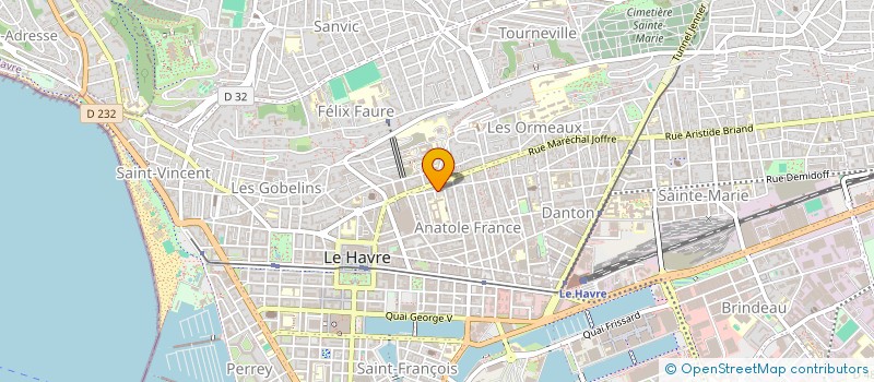 localisation de l'entreprise MONSIEUR ALI MEGDOUD  LE HAVRE