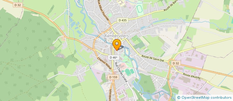 localisation de l'entreprise MONSIEUR ALI MEGUERNES  RAMBERVILLERS